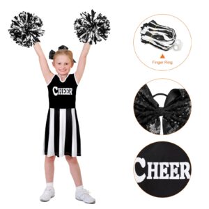 Hotfiary Cheerleader Outfit for Girls Toddler Halloween Cheerleading Outfit Cheer Uniform for Party 3-12 Years