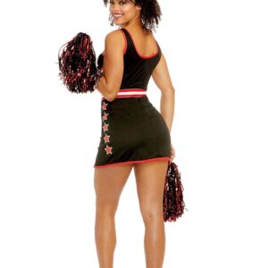 Dreamgirl Adult Cheerleader Costume, Womens Cheer Team USA Halloween Costume - Medium