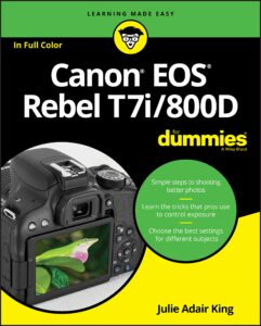 canon eos rebel t7i/800d for dummies