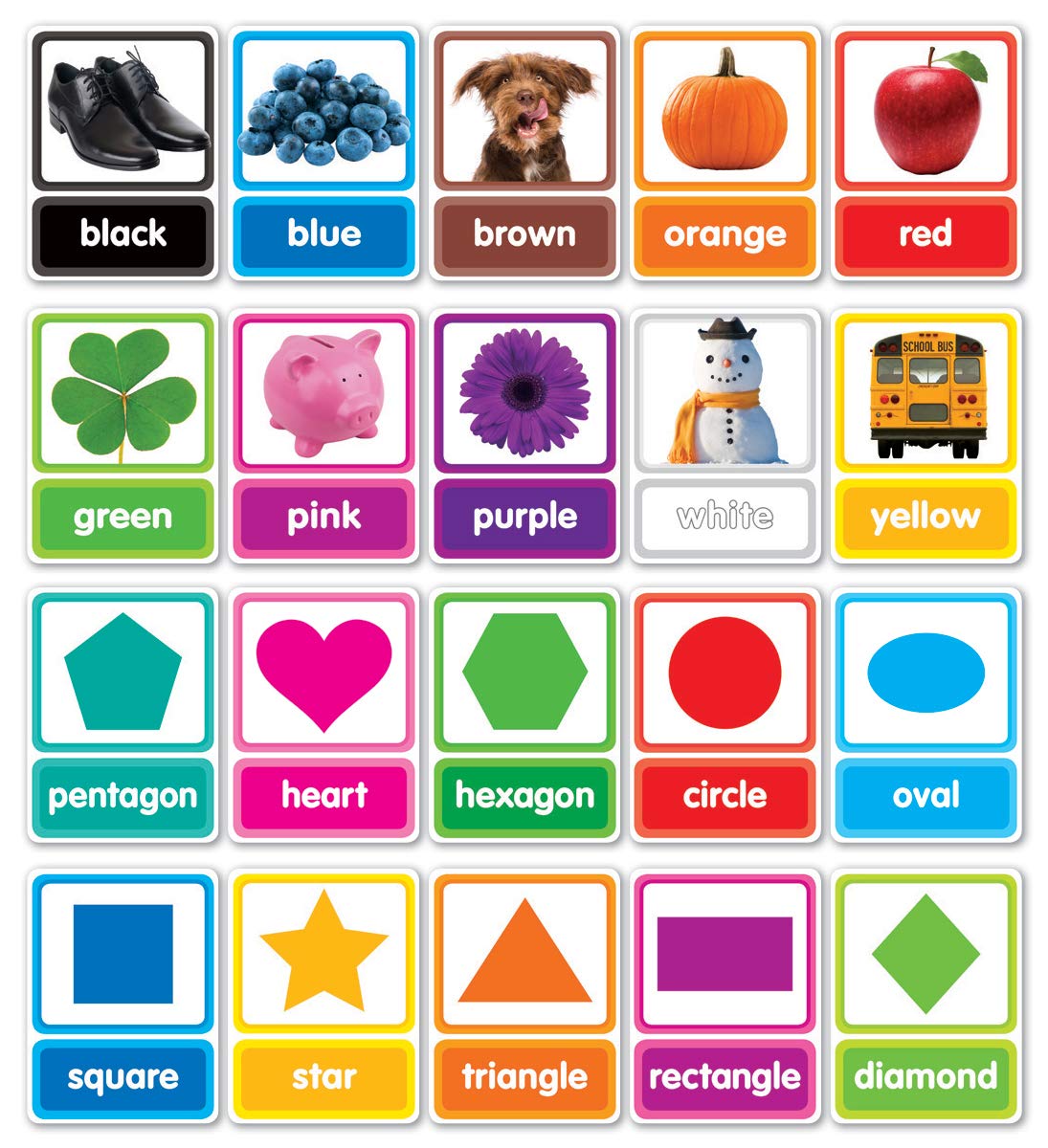 Colors & Shapes in Photos Bulletin Board