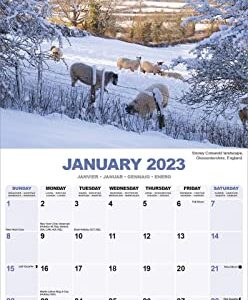 Photography Calendar - Seasons Calendar - Calendars 2022 - 2023 Wall Calendars - Sunset Calendar - Photo Calendar - Seasons 16 Month Wall Calendar by Avonside