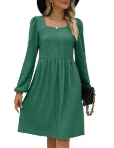 green dresses for women christmas party sweater dress for teen girls l