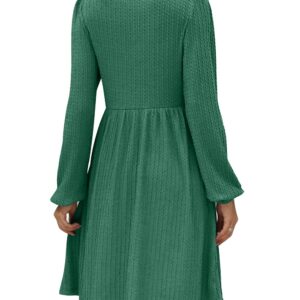 Green Dresses for Women Christmas Party Sweater Dress for Teen Girls L