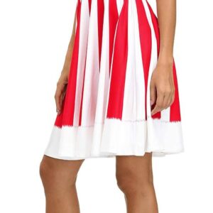 Ainuno Christmas Dresses for Women 2023 Holiday Red Santa Claus Ugly Dress Casual Cute Xmas Costumes,XXL