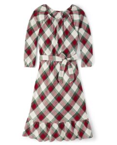 gymboree,holiday dress,holiday plaid,small (adult)