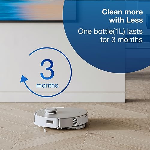 ECOVACS Multi-Surface Floor Cleaning Solution, Compatible with DEEBOT T30S COMBO / T30S / X2 COMBO/ X2 OMNI/ T20 OMNI / X1 OMNI / X1 TURBO / T10 OMNI, 1L