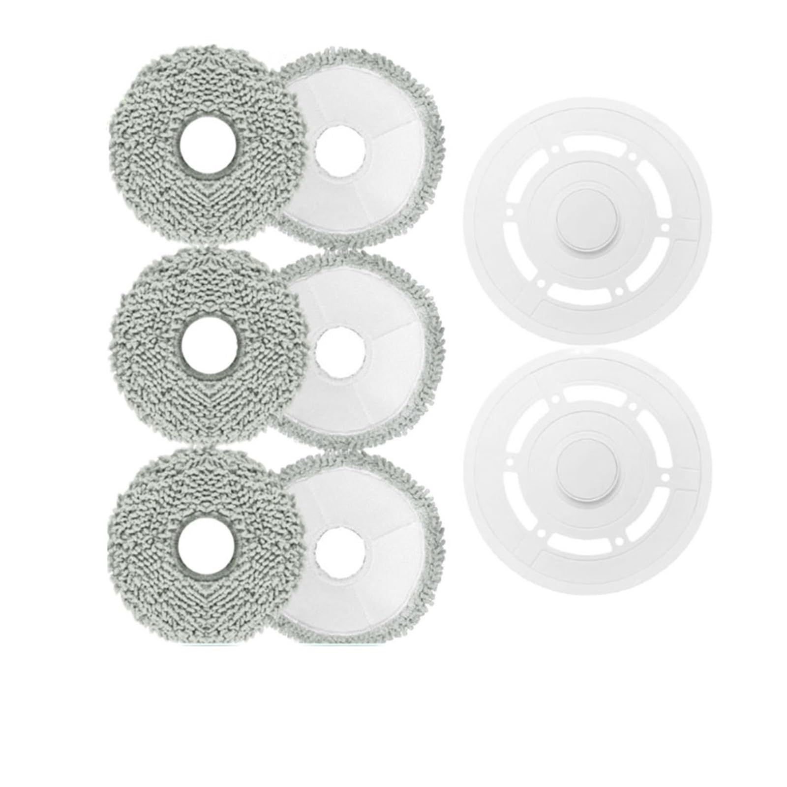 FUnfob Compatible for Ecovacs T20 Pro / T20 Max Vacuums Mop Cloths Bracket Spare Part Accessory Replacement (Color : Set 20)