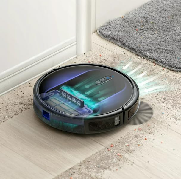 eufy by Anker RoboVac G32 Pro Robot Vacuum with Home Mapping, 2000 Pa Strong Suction, Wi-Fi Enabled, Ideal for Carpets, Hardwood Floors, and Pet Owners, Supports Only 2.4Ghz Wi-Fi (Renewed)