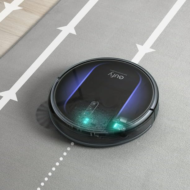 eufy by Anker RoboVac G32 Pro Robot Vacuum with Home Mapping, 2000 Pa Strong Suction, Wi-Fi Enabled, Ideal for Carpets, Hardwood Floors, and Pet Owners, Supports Only 2.4Ghz Wi-Fi (Renewed)