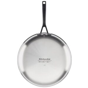 KitchenAid Stainless Steel and Nonstick Induction Frying Pans/Skillet Set