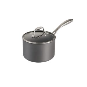 tramontina covered sauce pan hard anodized 3 qt