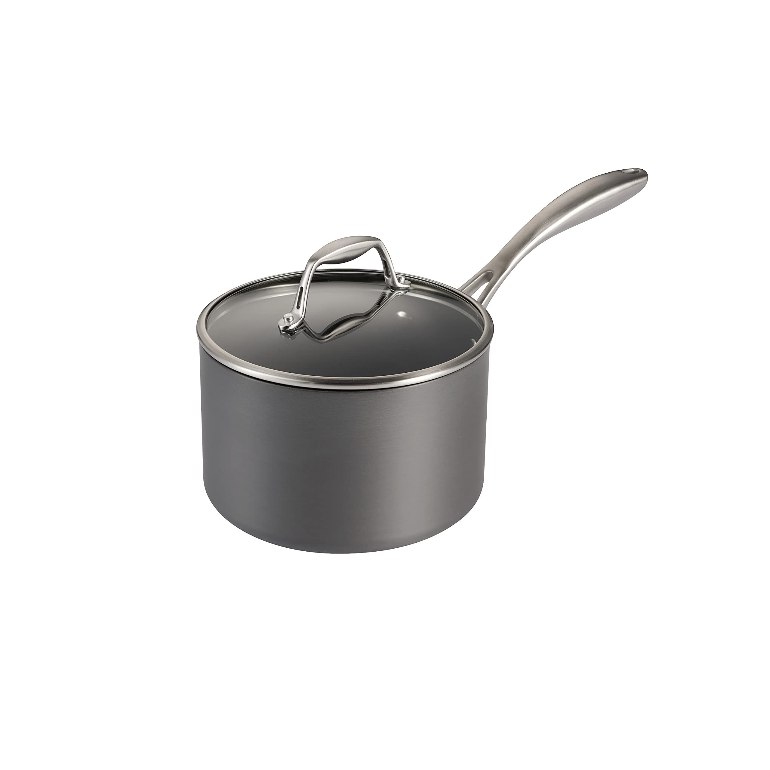 Tramontina Covered Sauce Pan Hard Anodized 3 Qt