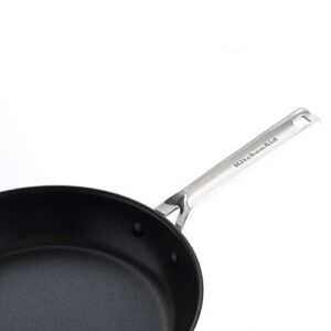 KitchenAid Stainless Steel Non-Stick 20cm and 28cm Frying Pan Set, Silver