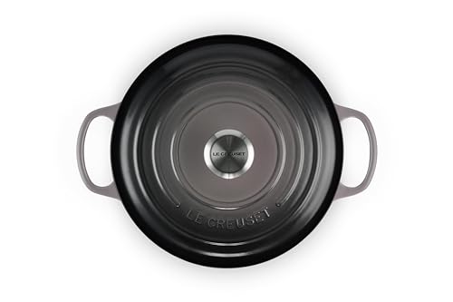 Le Creuset Enameled Cast Iron Signature Round Dutch Oven, 5.5 qt., Oyster