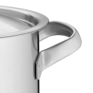 WMF Sauce pan Ø 16 cm Approx. 1,4l Gourmet Plus Inside Scaling Vapor Hole Made in Germany Metal lid Cromargan Stainless Steel Suitable for All Stove Tops Including Induction Dishwasher-Safe