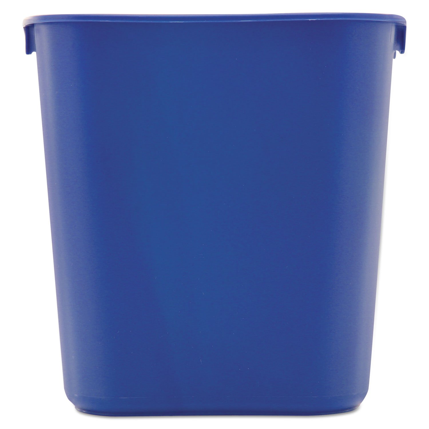 Rubbermaid Commercial Products Deskside Wastebasket Recycling Bin Small 13QT/3.25 GAL, for Home/Office/Under Desk, Blue (FG295573BLUE)