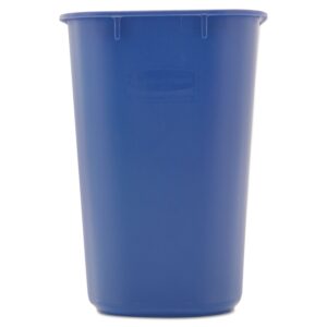 Rubbermaid Commercial Products Deskside Wastebasket Recycling Bin Small 13QT/3.25 GAL, for Home/Office/Under Desk, Blue (FG295573BLUE)