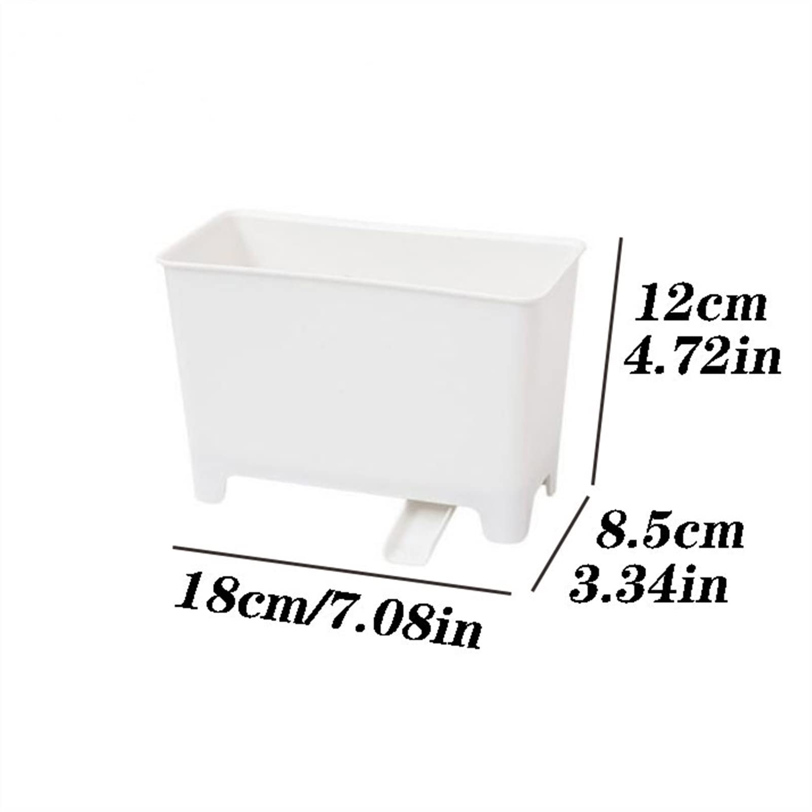 HASMI Garbage bin Kitchen Drain Trash Can Kitchen Waste Bin Countertop Garbage Cans Recycle Rubbish Bin Dry Wet Separation Storage Bucket Trash Can