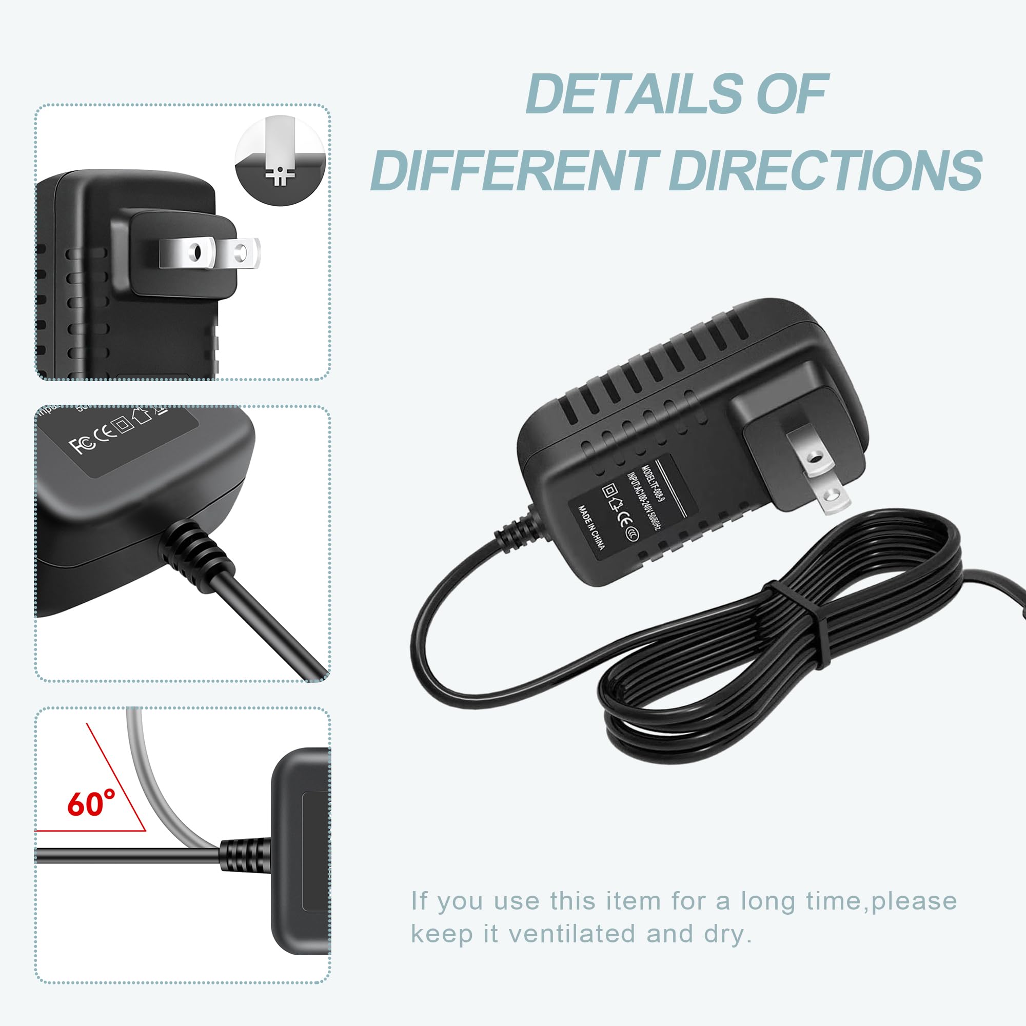 K-MAINS AC Adapter for 6V Model IT16RES Acnxsx It 16 Stainless Steel Recycle Trash Can