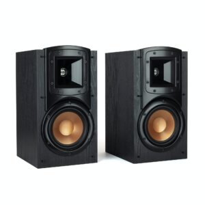 Klipsch Synergy Black Label F-200 7.1 Powerful and Efficient Home Theater System with 12" Front-Firing Subwoofer and Tractrix Horn Technology for Cinema-Quality Sound