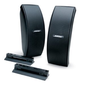 Bose 151 SE Environmental Speakers, Elegant Outdoor Speakers. Outdoor Stereo Speakers that blend easily into your environment - Black