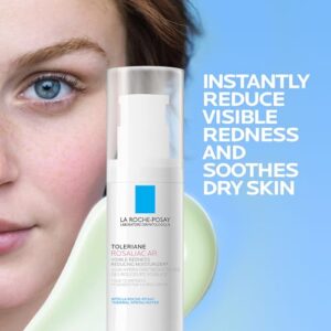 La Roche-Posay Toleriane Rosaliac AR Visible Redness Reducing Cream | Color Correcting Face Cream for Sensitive Skin with Green Pigments | Soothing and Hydrating