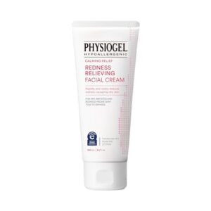 Physiogel Calming Relief Facial Cream, Reduces Redness in 30 mins, Moisturizer for Men & Women, For Dry, Red, Itchy, Sensitive Skin, Strengthens Skin Barrier, Free of Fragrance,Dermatologically Tested