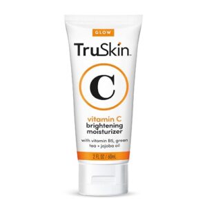 TruSkin Vitamin C Face Moisturizer for Women – Brightening, Anti Aging, Hydrating, Skin Wrinkle Cream – Vitamin B5, Vitamin E, Jojoba Oil, Aloe Vera & Green Tea, 2 fl Oz