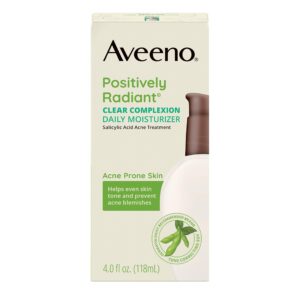 Aveeno Clear Complexion Daily Moisturizer, 4-Ounce Bottles (Pack of 2)