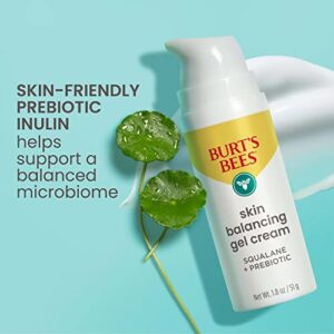 Burt’s Bees Daily Gel Cream , Skin Balancing Face Moisturizer, Hydrates Skin, for All Skin Types, With a Prebiotic, 1.8 Oz.