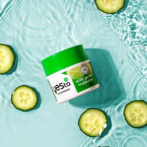 Yes To Cucumbers Sooth And Calming Daily Gentle Moisturizer For Sensitive Skin With Aloe And Sweet Almond Oil, 1.7 Fl Oz