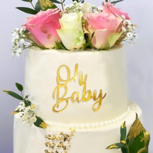 Oh Baby Cake Topper Mirror Gold Acrylic Cake Topper Oh Baby Sign Cake Toppers Oh Baby Baby Shower Decorations Cake Decorating Supplies Kit Boys Girls Birthday Cake Decorations Birthday Party Supplies