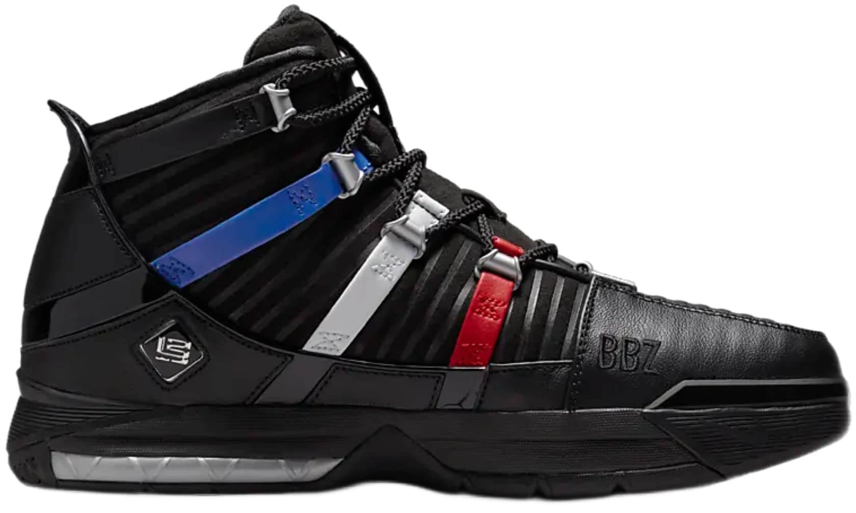 Nike Zoom Lebron III QS Black/Metallic Silver/University 11 D (M)