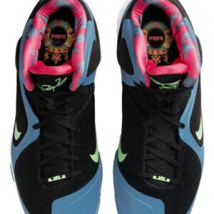 Nike Lebron IX Black/Lime Glow/Dutch Blue/Fusion Red 9.5 D (M)