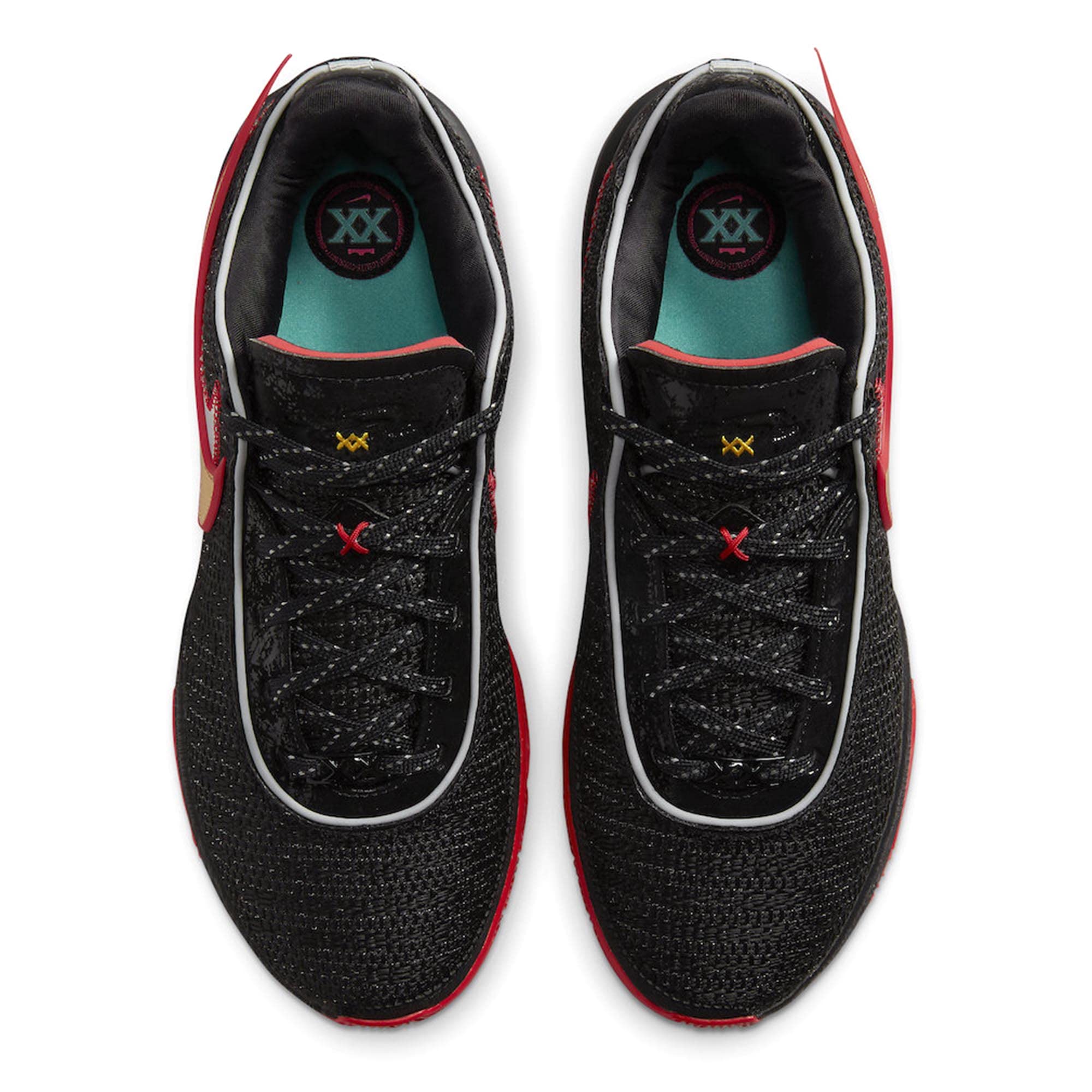 Nike Lebron XX (Big Kid) Black/Black/University Red 5 Big Kid M