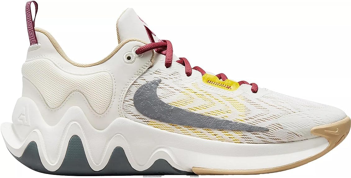 Nike Men's Giannis Immortality White/Metallic Gold-Black (CZ4099 100) (Sail/Rattan/Yellow Strike/Smoke Grey, us_footwear_size_system, adult, men, numeric, medium, numeric_12)