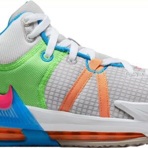 Nike Men's Lebron Witness VII Basketball Shoes (Grey Fog/Hyper Pink, us_Footwear_Size_System, Adult, Men, Numeric, Medium, Numeric_14)