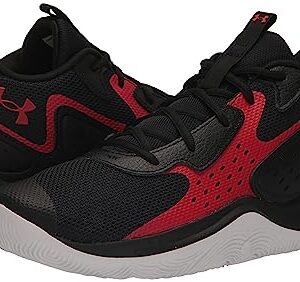 Under Armour Unisex Jet '23, (005) Black/Red/Red, 7, US