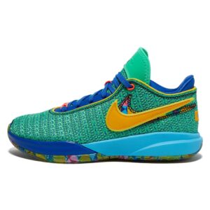 nike lebron xx se (big kid) electric algae/university gold 7 big kid m