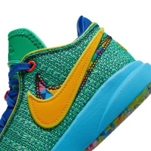 Nike Lebron XX SE (Big Kid) Electric Algae/University Gold 7 Big Kid M