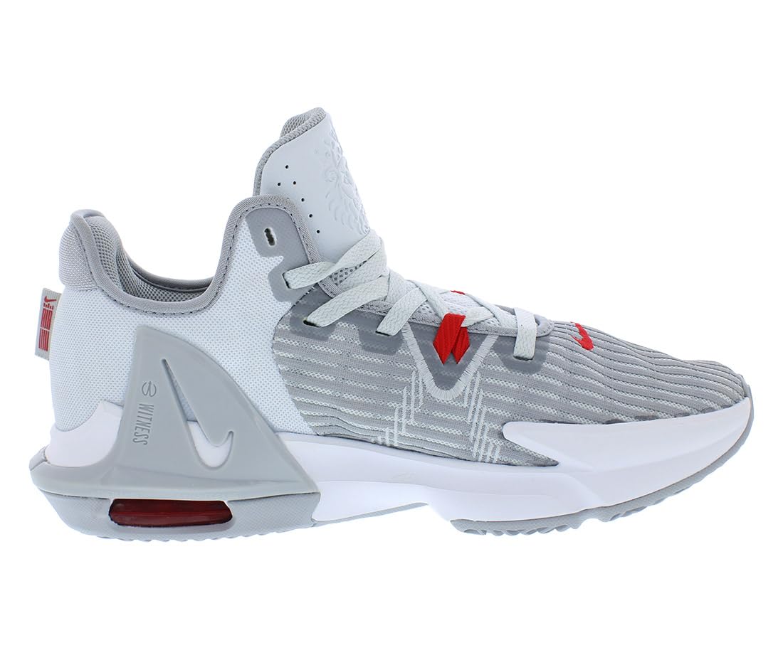 Nike Mens Lebron Witness VI Basketball Shoes CZ4052-003 (Pure Platinum/Wolf Grey, 11.5)