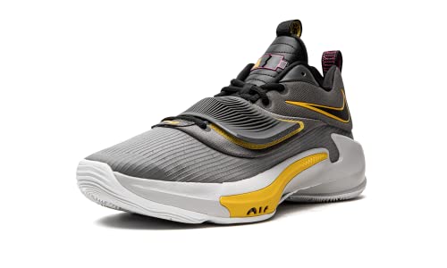 Nike mens Zoom Freak 3 Basketball Trainers Da0694 Shoes, Iron Grey/Black-vivid Sulfur, 8