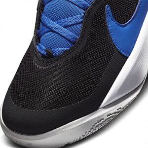 Nike Kid's Team Hustle D10 GS Basketball Shoe, Black/Game Royal-photon Dust, 7 Big Kid