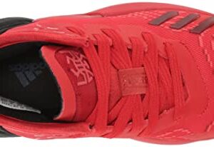 adidas D.O.N. Issue 4 Basketball Shoe, Vivid Red/Black/Team Victory Red, 5.5 US Unisex Big Kid