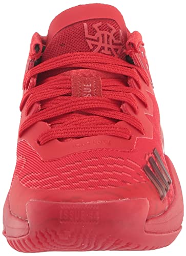 adidas D.O.N. Issue 4 Basketball Shoe, Vivid Red/Black/Team Victory Red, 5.5 US Unisex Big Kid