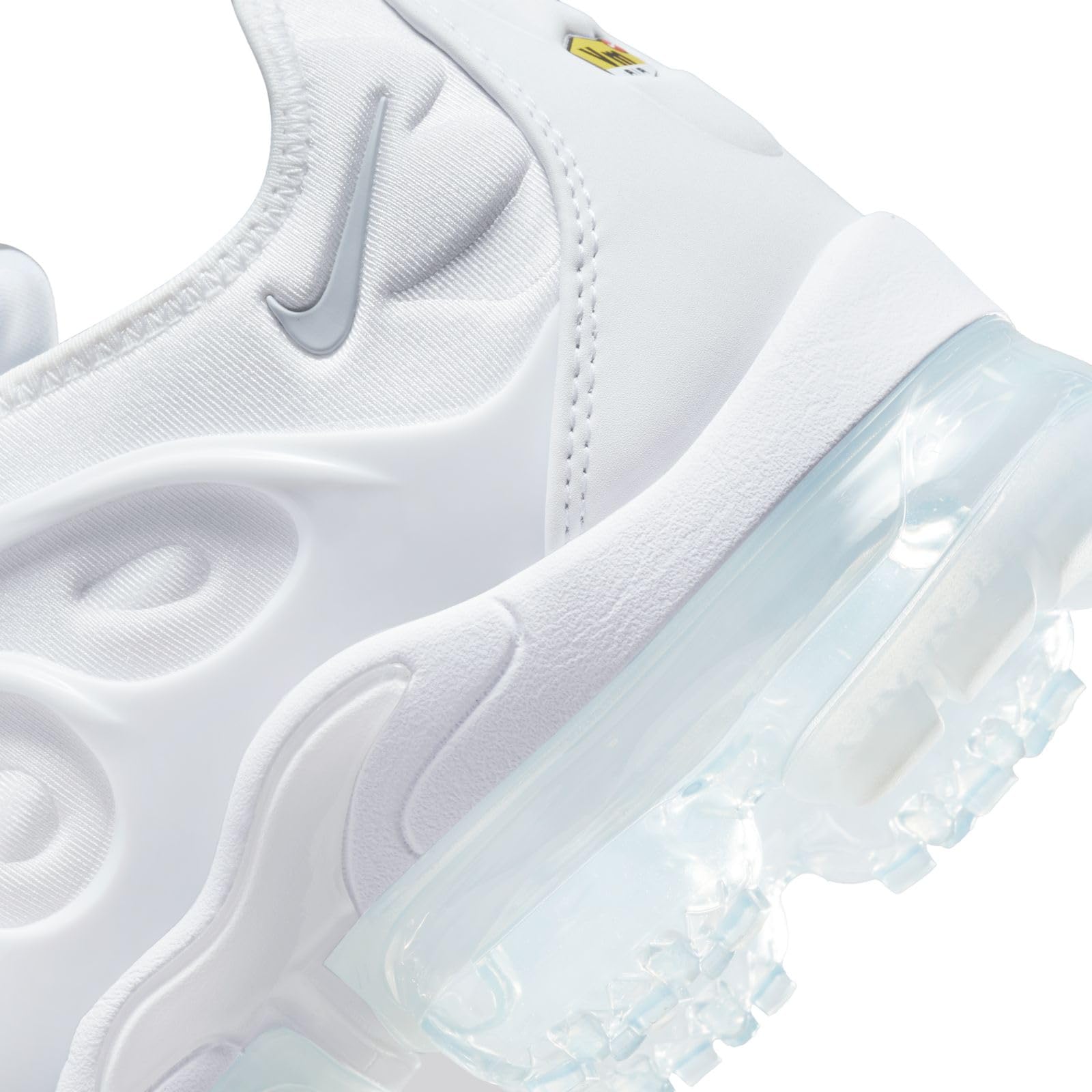 Nike mens Air Vapormax Plus, White, White-pure Platinum, 12