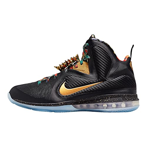 Nike Mens Lebron 9 DO9353 001 Watch The Throne 2022 - Size 11 Black/Metallic Gold