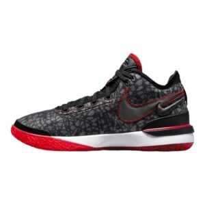 nike lebron 20 xx men's basketball shoe black/white-red dr8784-001 12