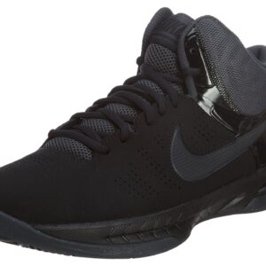 Nike Mens Air Visi Pro Vi NBK Black/Anthracite Ankle-High Nubuck Basketball Shoe - 11M