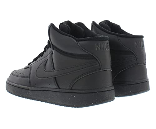 Nike Court Vision Mid NN Unisex Shoes Size 11, Color: Black/Black-Black